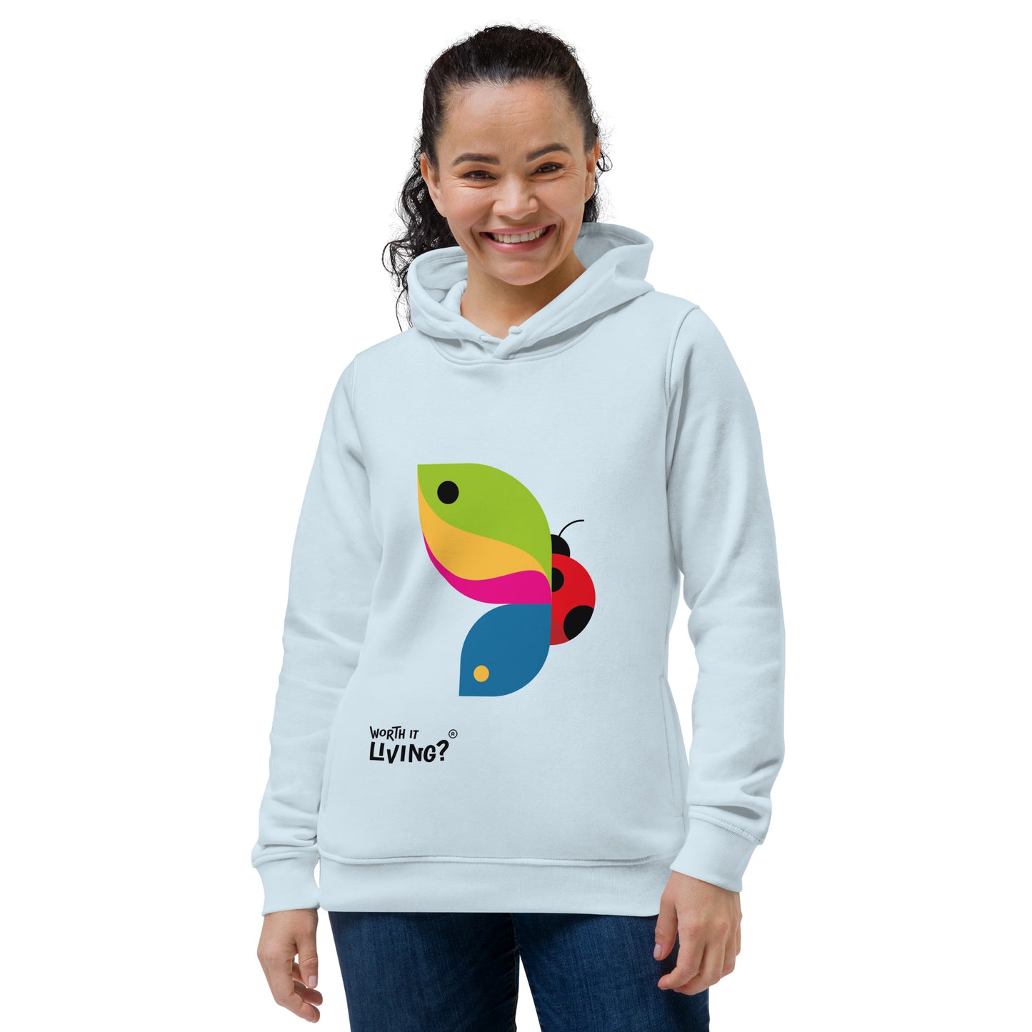 Women's eco fitted hoodie