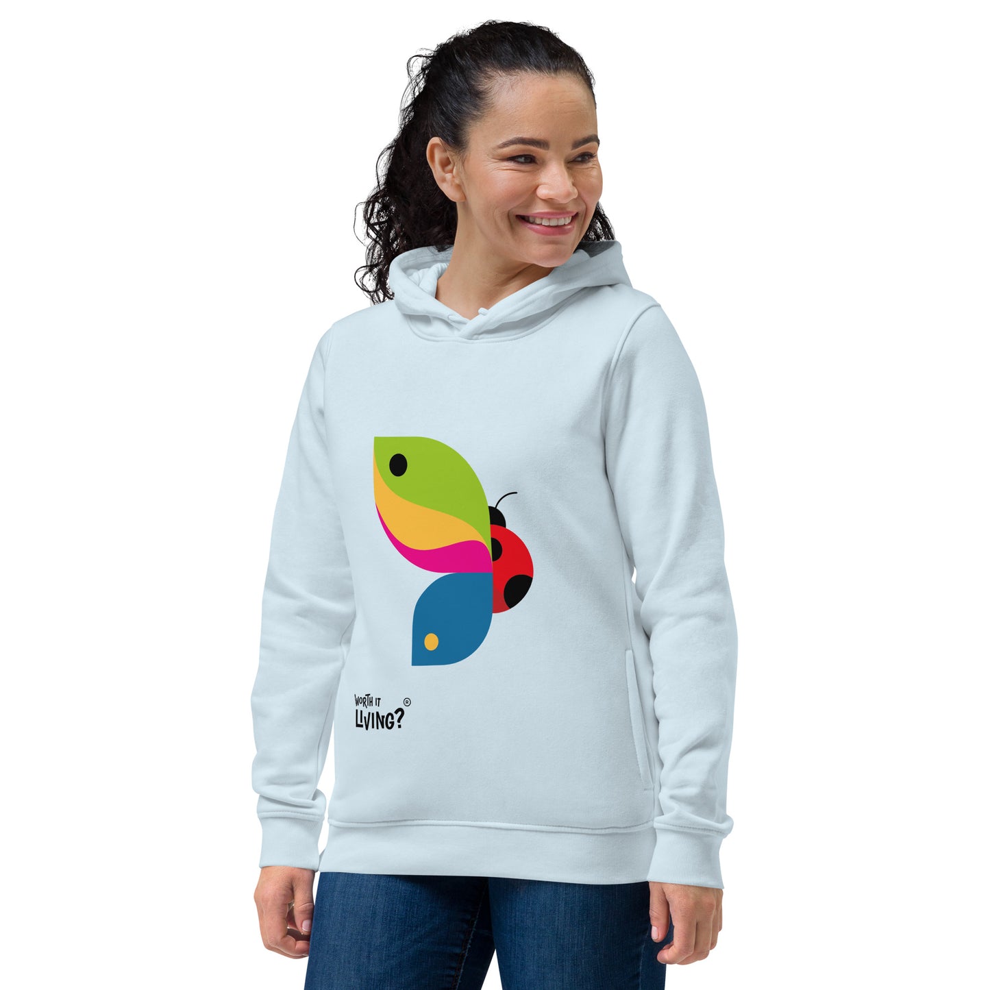 Women's eco fitted hoodie